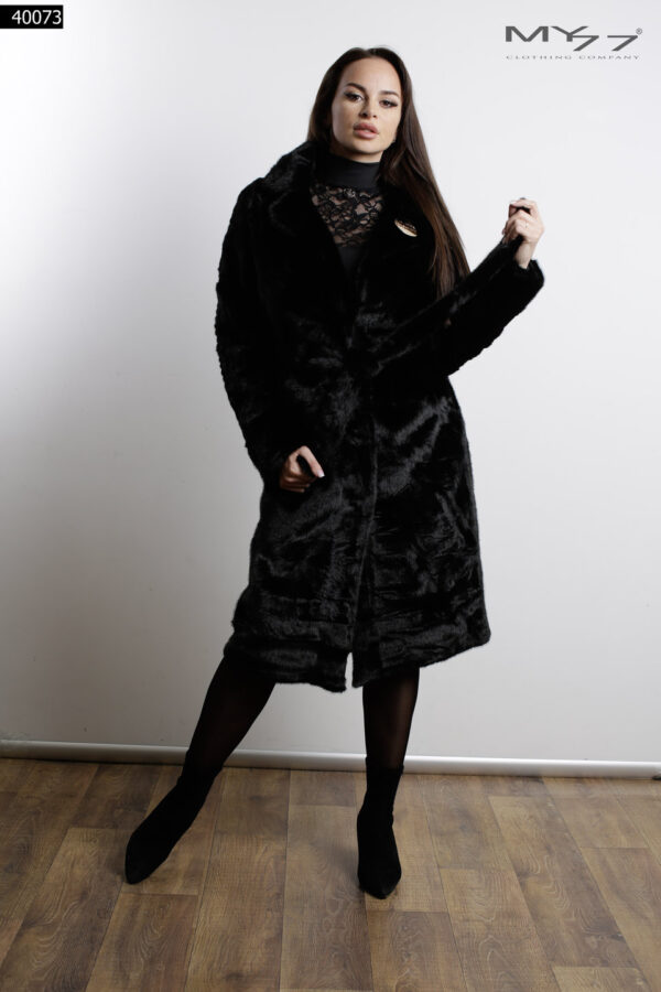 MY77 Prémium műszőrme kabát – 40073