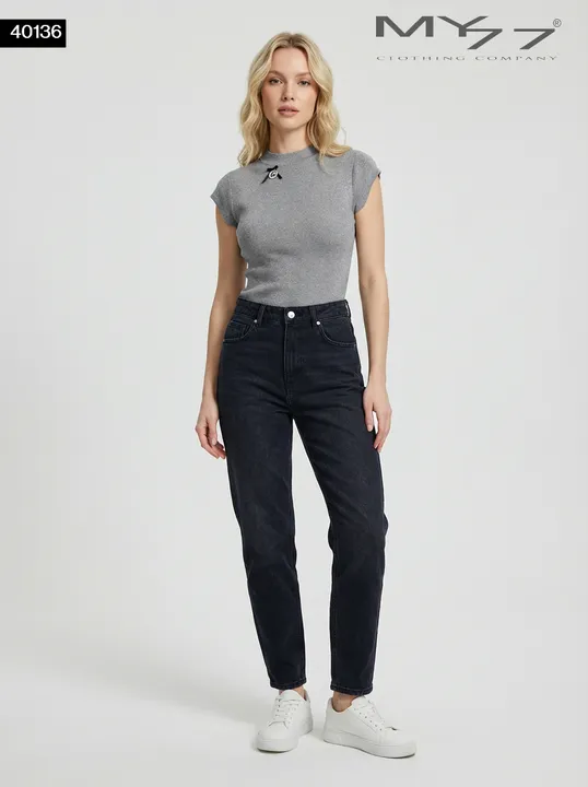 MY77 Rövid ujjú kötött felső több szinben