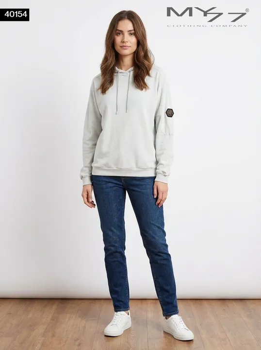 MY77 Kapucnis Pulóver – 40154